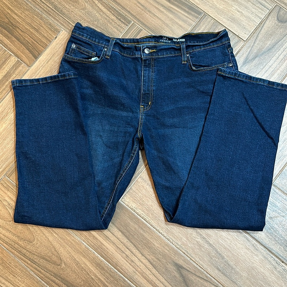 George Relaxed Blue Jeans Size 38x30
